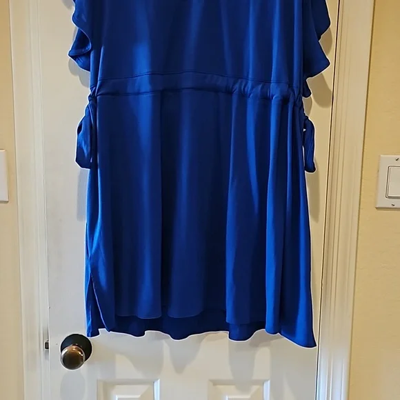 Lane Bryant Cacique Royal Blue Swim Cover-up in size 22/24 - Picture 3 of 10